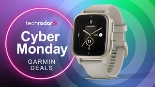 Garmin Cyber Monday deals on TechRadar background