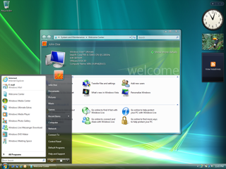 Screenshot of Windows Vista