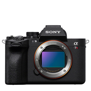 Sony A7R V on white background