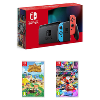 Nintendo Switch + Animal Crossing New Horizons or Mario Kart 8 Deluxe: £300 £279.99 at Smyths Toys