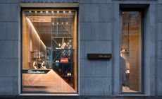 Santoni's new store on Milan's Via Montenapoleone