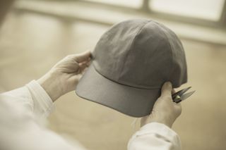 The making of a Luca Faloni Linen Cap