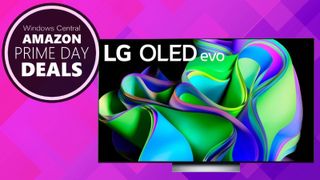 Image of the LG Class C3 Series OLED evo TV deal for Amazon Prime Day 2024.
