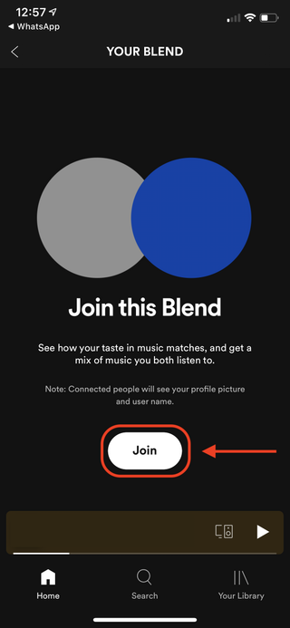 How to use Spotify Blend