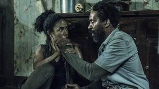 Lauren Ridloff and Kevin Carroll in "The Walking Dead" season 11 episode 6