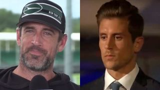 Aaron Rodgers is interviewed on the Up &amp; Adams Show, and Jordan Rodgers is shown on The Bachelorette Season 12.