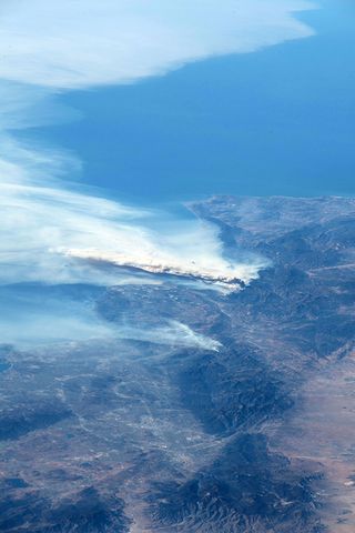 SoCal Wildfires from Space