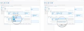 Click a partition you want to resize. Click Cloned Partition Properties.