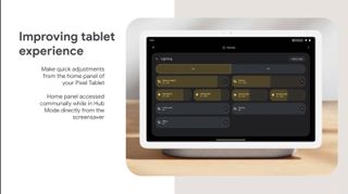 The new 2023 Google Home app on a Pixel Tablet