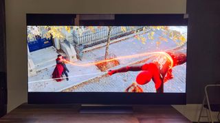 LG C2 OLED TV streaming