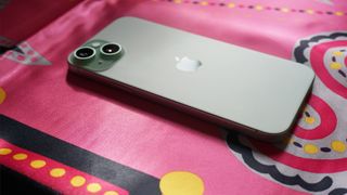 iPhone 15 Plus review back angled corner