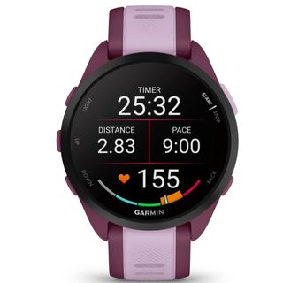 Render of the Berry/Lilac Garmin Forerunner 165