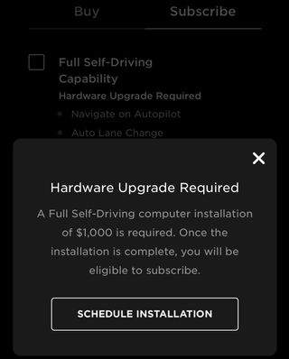 tesla fsd hardware upgrade