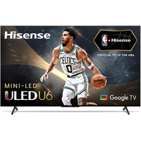 Hisense 55” U6N Mini-LED 4K TV: was $599 now $448 @ Amazon