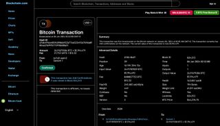 Bitcoin transaction record