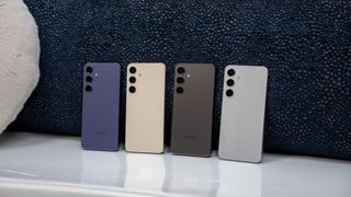 All four retail colorways of the Samsung Galaxy S24