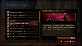 Resident Evil Revelations 2 Raid Mode Xbox DLC Store