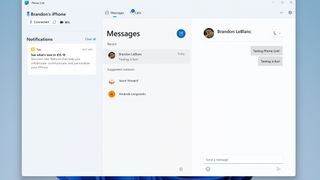 Windows 11 using iMessage