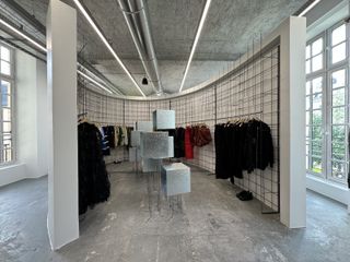 Interiors of Dover Street Market Paris store