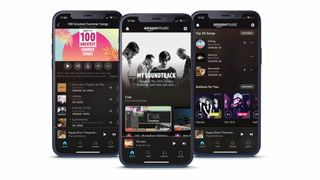 Amazon Music Unlimited mobile app on a smartphone