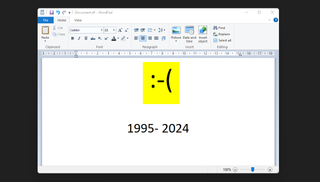 RIP WordPad 1995- 2024