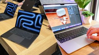 MacBook Air vs MacBook Pro — comparison shot