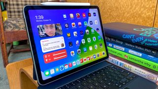 iPad Air (2020) review - attached to accessories