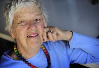 Vera Rubin in her office at Carnegie Institution of Washington in Washington, DC on Jan. 14, 2010.