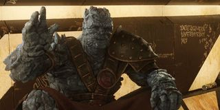 Taika Waititi as Korg in Thor: Ragnarok