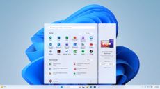 Windows 11 Start menu with iPhone integration