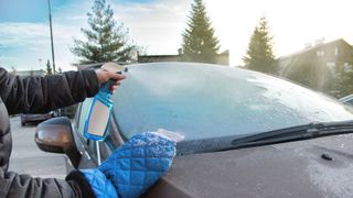 Spraying Deicer