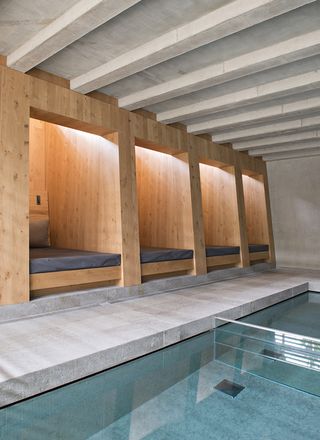 A chlorine-free indoor pool