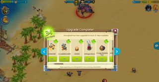 Cloud Raiders version 7.0 update Stronghold Level 10 upgrade