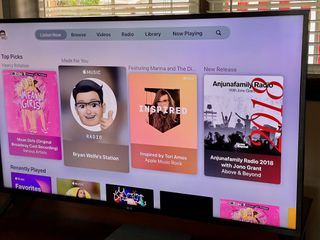 Apple Music on Apple TV 