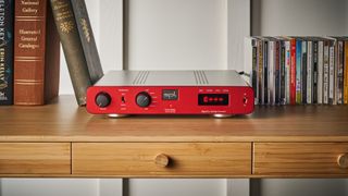 SPL Diamond DAC from the front on hi-fi rack