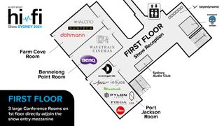 Floor plans for the Australian Hi-FI Show 2024