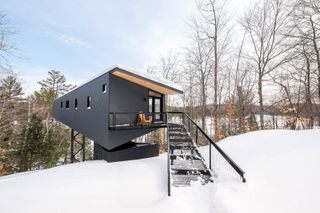 m.o.r.e. CLT Cabin by Kariouk Architects