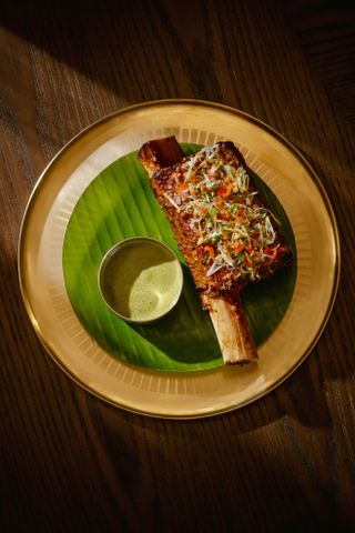 Colourful plate of food