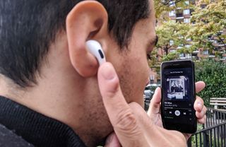 Spotify streaming on the AirPods Pro