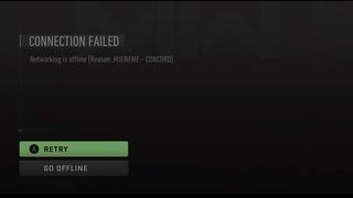 CODMW2 connection failure