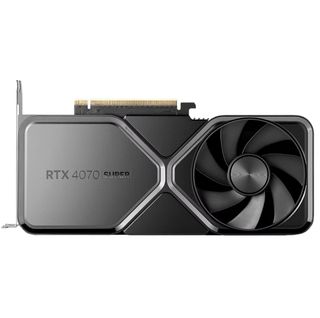 An Nvidia RTX 4070 Super against a white background