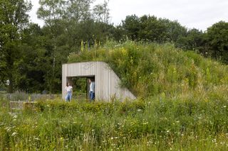 The House Under the Ground by WillemsenU in the greenery