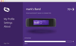 Microsoft Band sync