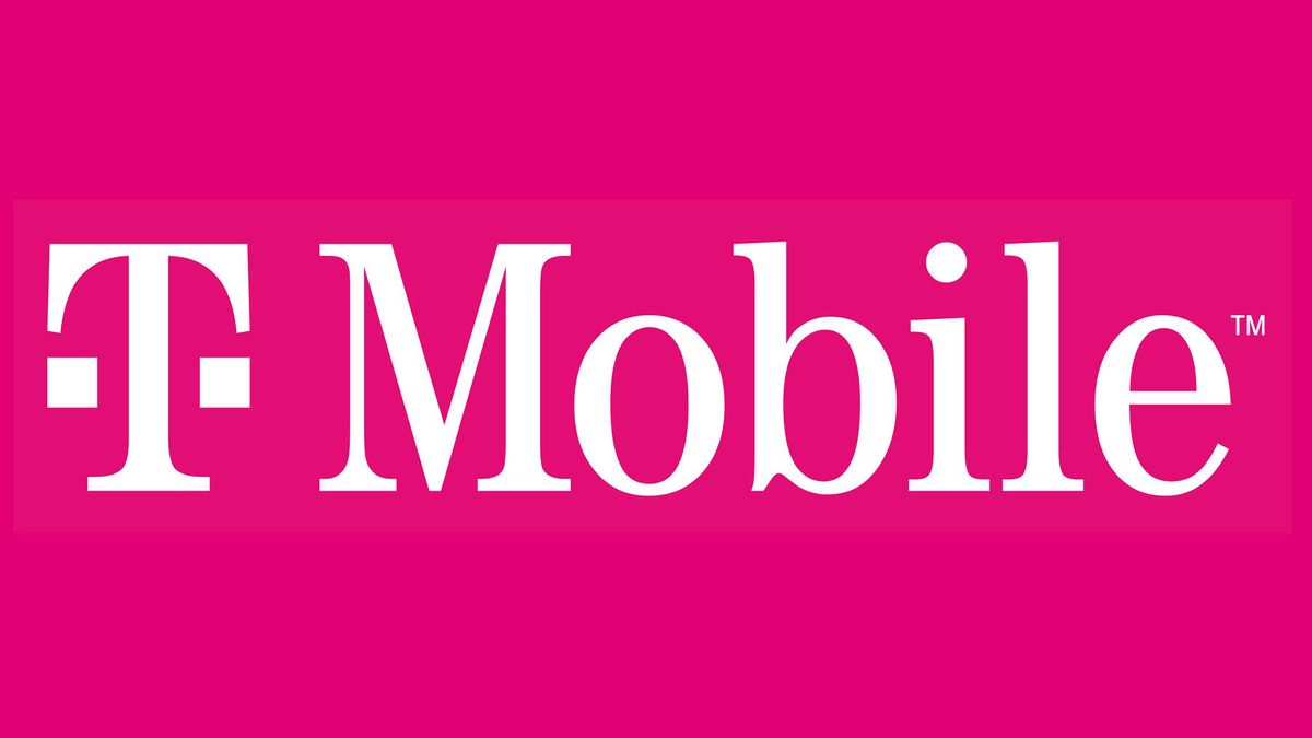 T-Mobile logo on a magenta background