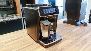 Philips 3200 Series Fully Automatic Espresso Machine w/ LatteGo on counter