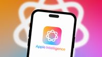 Apple Intelligence logo on iPhone