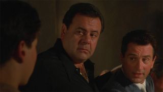 Paul Sorvino next to Robert De Niro in Goodfellas