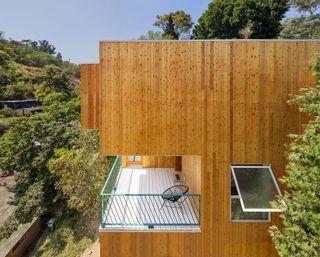 Exterior view of Brother & Sister House, by Anonymous Architects, Los Angeles