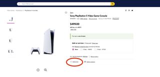 Walmart PS5 restock