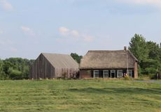 View of the ‘Potato Ensemble’ – the former farm site